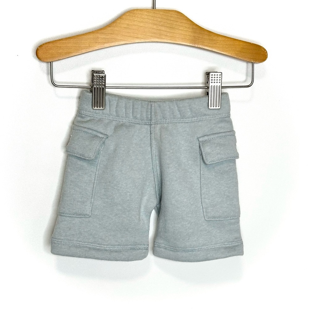 Kickee Pants Pearl Fleece Cargo Shorts 12-18 mos NWT